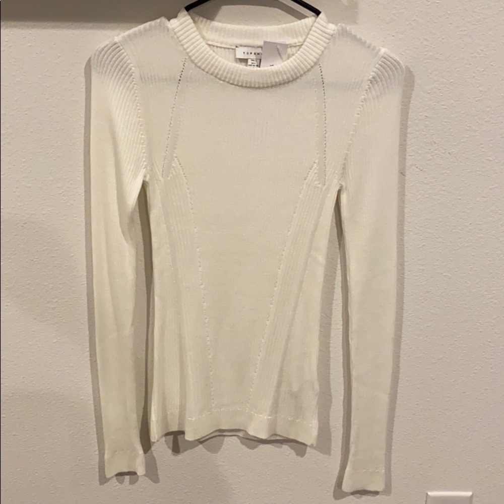 Topshop ribbed sweater NWT Sz small (4-6) tall NWT